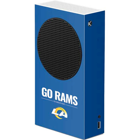NFL Los Angeles Rams Team Motto Xbox Series S Console Skin